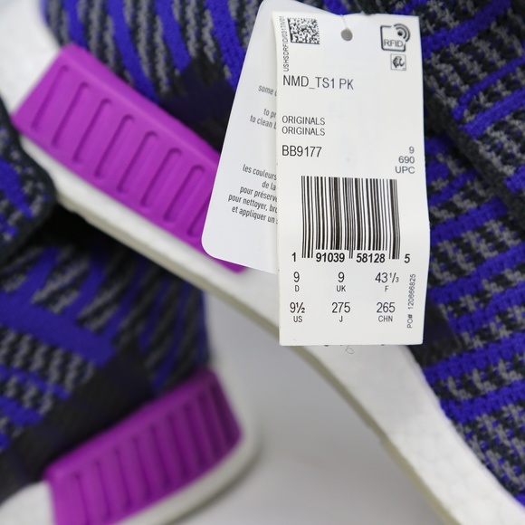 adidas NMD TS1 PK Primeknit BB9177 Purple Grey 9.5 - Picture 8 of 8